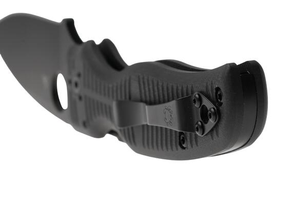 Spyderco Shaman Salt Black G-10 CPM MagnaCut Black Blade C229GMCBKP - KNIFESTOCK