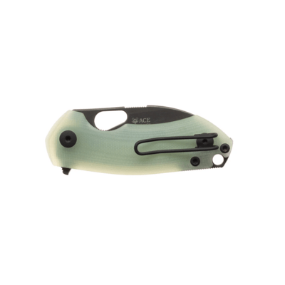 Giant Mouse ACE Riv Liner Lock Jade G10 / Stonewashed Magnacut RIV-LL-JADE-G10 - KNIFESTOCK