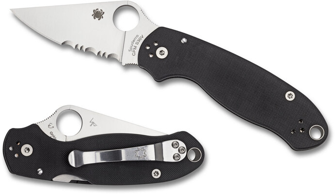 Spyderco Para 3G-10 Černý C223GPS - KNIFESTOCK
