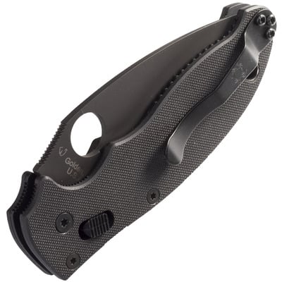 Spyderco Manix 2 G-10 Black Black Blade C101GPBBK2 - KNIFESTOCK