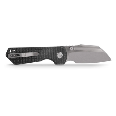Vosteed Hedgehog S35VN Bead Blast &amp; Brushed Black Micarta A1303 - KNIFESTOCK