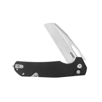 Kubey 10-8 Satin 14C28N ,Black G10 KU363A - KNIFESTOCK