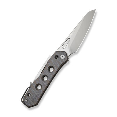 We Knife Vision R Tiger Stripe Pattern Flamed Titanium Handle WE21031-6 - KNIFESTOCK