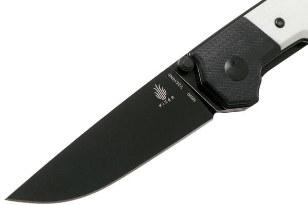 Kizer Domin Mini, Black &amp; White G10  V3516N6 - KNIFESTOCK