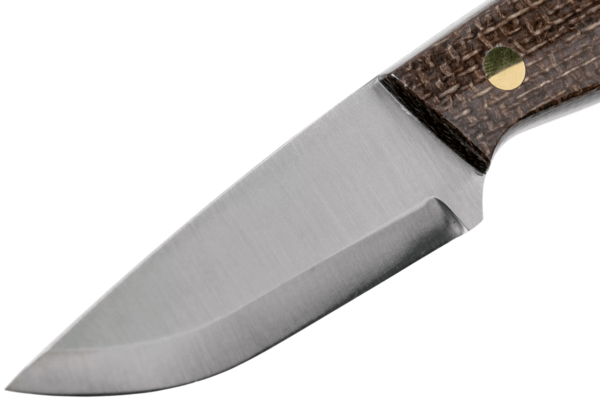 Brisa Bobtail 80-Bison micarta 12C27 Scandi Sheath Multicarry 80 BRS-033-9955-1547 - KNIFESTOCK