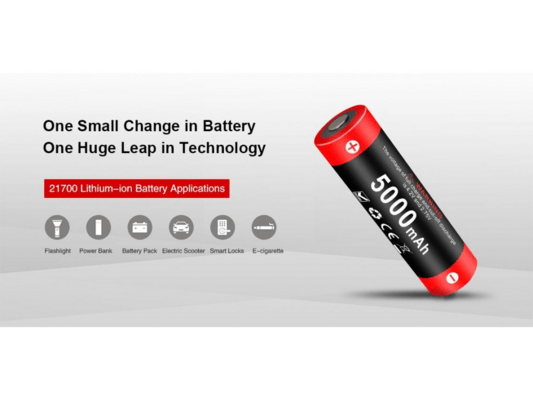 KLARUS 5000mAh 21700 Power Lithium-ion Battery 21GT-50 - KNIFESTOCK