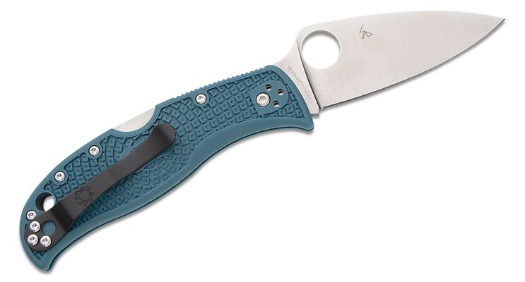 Spyderco LeafJumper Blue Lightweight K390 C262PBLK390 - KNIFESTOCK