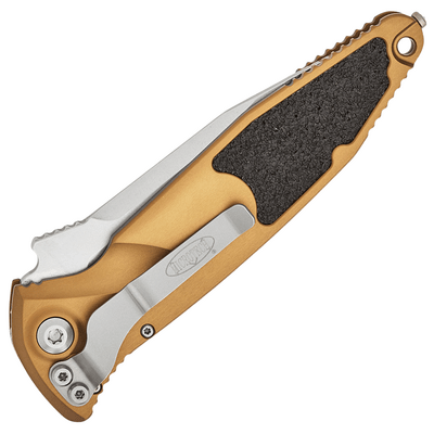 Microtech SOCOM ELITE S/E AUTO STONEWASH PARTIAL SERRATED TAN 160A-11TA - KNIFESTOCK
