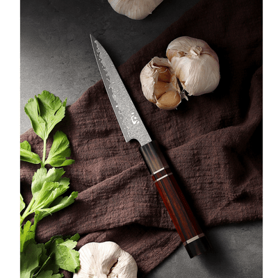 XIN CUTLERY XC108 white buffalo horn, rosewood, japonskký štýl noža 12cm - KNIFESTOCK