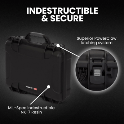 Nanuk 910 Case w/10 watch Black 910S-080BK-0A0-21299 - KNIFESTOCK