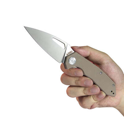 KUBEY Coeus Couteau Pliant, Manche G10 Tan KU122C - KNIFESTOCK