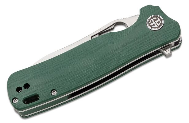 Petrified Fish PF868 Bunta Satin D2 Green G10 PF868GR - KNIFESTOCK