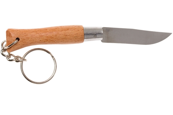 Opinel N°04 Inox Keychain Beech 000081 - KNIFESTOCK