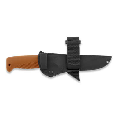 Peltonen M07 Ranger Puukko NEW Orange Handle Composite Black Sheath FJP133 - KNIFESTOCK