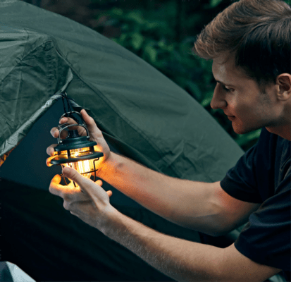 Olight Olantern Classic Mini Rechargeable LED Camping Lantern (Forest Green) - KNIFESTOCK