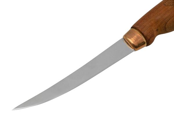Marttiini Superflex Filleting knife 10 stainless steel/heat treated birch/leather 610016 - KNIFESTOCK