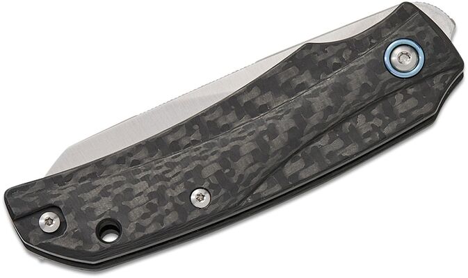 MKM ICE – MAGNACUT SATIN bld - CARBON FIBER hdl, S/S LINER Linerlock MK IC-CF  - KNIFESTOCK