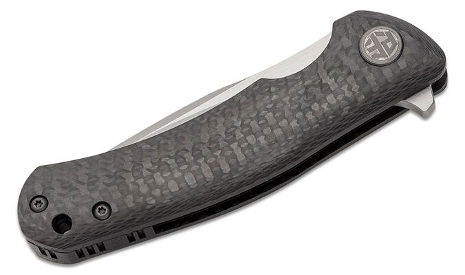 Petrified Fish PF949X Warrior Sand blasting K110 Carbon Fiber PF949XC - KNIFESTOCK
