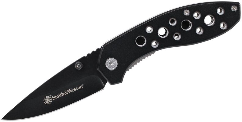 Smith &amp; Wesson Zwart Drop Point SWCK402 - KNIFESTOCK
