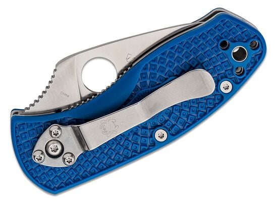 Spyderco Ambitious Lightweight Blue CPM S35VN C148SBL - KNIFESTOCK