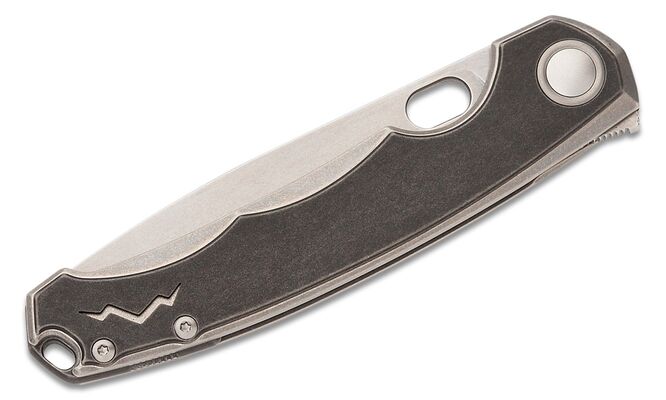 MKM ECLIPSE telaio in titanio Stonewashed + overlay in titanio Dark stonewashed CPM MAGNACUT MK EL-G - KNIFESTOCK