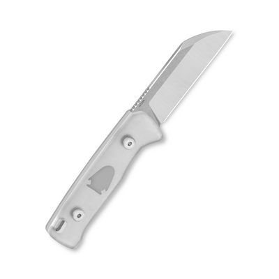 QSP Knife Baby Penguin  14C28N, 2 tone stonewash-satin,  Acrylic QS130BP-A1 - KNIFESTOCK