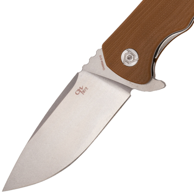 CH KNIVES zavírací nůž 9.1 cm 3504-G10-BN hnědá - KNIFESTOCK