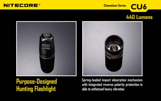 Nitecore flashlight CU6 HUNTING KIT - KNIFESTOCK