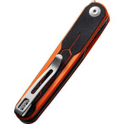 Civivi KwaiQ Milled Orange/Black G10 Handle C23015-2 - KNIFESTOCK