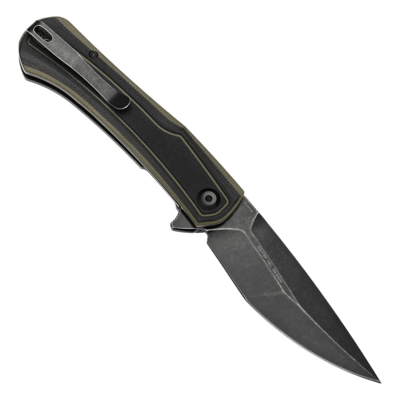 Tenable Knives Kratos Blackwash Nitro-V Black &amp; Green G10 - KNIFESTOCK