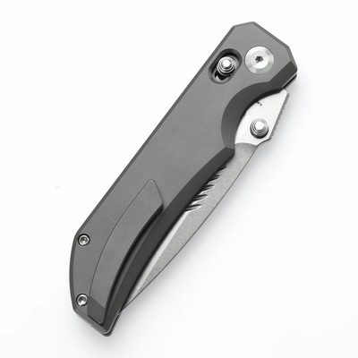 KANSEPT Eaglestrike Stonewashed CPM S35VN 0.118&quot; / 3.0mm Bead Blasted Titanium K1095V3 - KNIFESTOCK