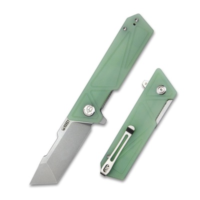 Kubey Avenger Outdoor Edc Folding Pocket Knife Jade G10 Handle K104E - KNIFESTOCK