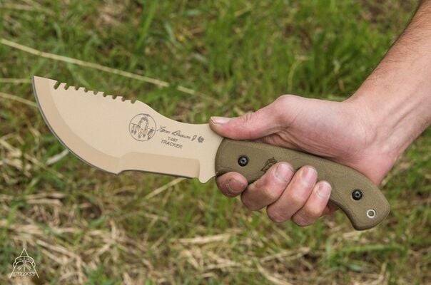 Tops Knives Tom Brown Tracker Tan TPTBT01TAN - KNIFESTOCK