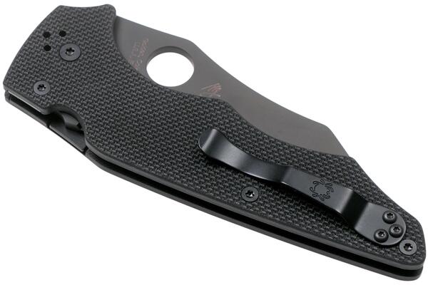 Spyderco YoJumbo G-10 Black C253GPBBK - KNIFESTOCK