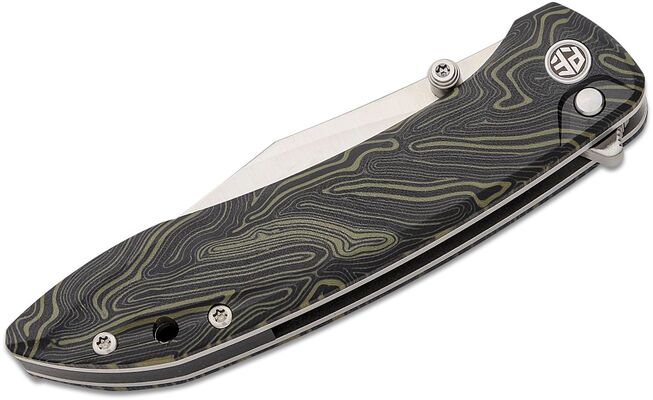 Petrified Fish PFE08 Grow Satin K110 Green Gmascus G10 PFE08GRDMS - KNIFESTOCK