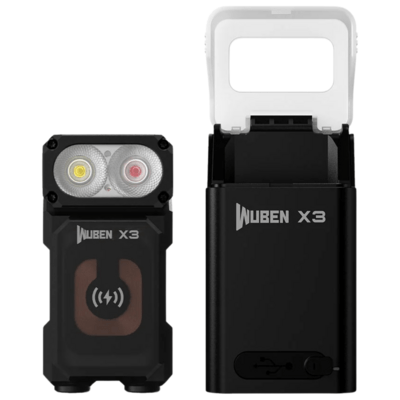 Wuben Wuben X3 Negru(cutie de încărcare) - KNIFESTOCK