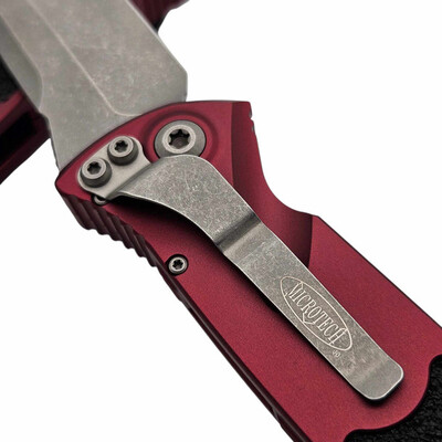 Microtech SOCOM ELITE T/E-AUTO APOCALYPTIC STANDARD MERLOT 161A-10APMR - KNIFESTOCK