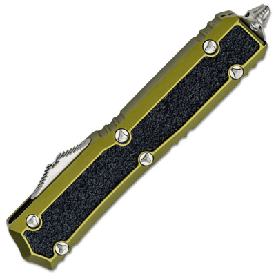 MICROTECH MAKORA D/E Stonewash Standard, OD Green, SS 206-10ODS - KNIFESTOCK
