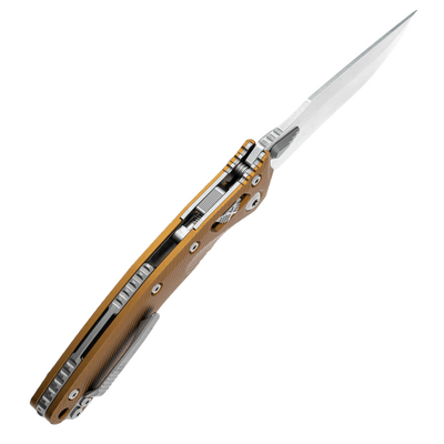 Microtech Amphibian® - RAM-LOK™ S/E Fluted Tan Stonewash Standard 137RL-10FLTA - KNIFESTOCK