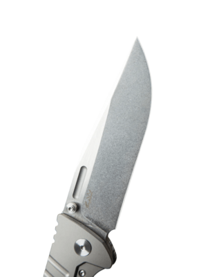 Bestech KEEN II S35VN, Stone Wash +Satin, Black white G10+Titanium, Black+White BT2301C - KNIFESTOCK