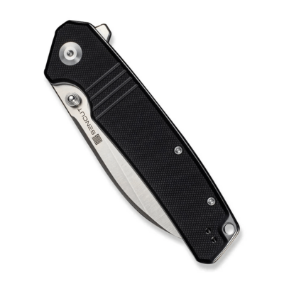 Sencut Awassi Black G10 Handle Satin Finished 9Cr18MoV BladeLiner Lock - KNIFESTOCK