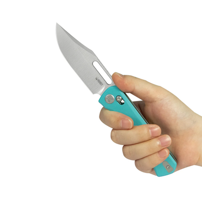 Kubey TBO Satin 14C28N ,Tiffany blue G10 KU396B - KNIFESTOCK