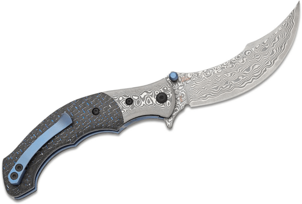 CRKT Ritual Compact Carbon Fiber Damascus CR-7466 - KNIFESTOCK