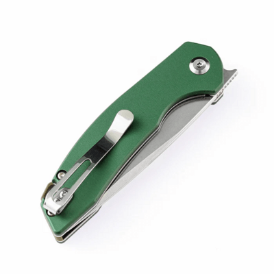 Kansept Mini Accipiter 154CM Green Aluminum - KNIFESTOCK