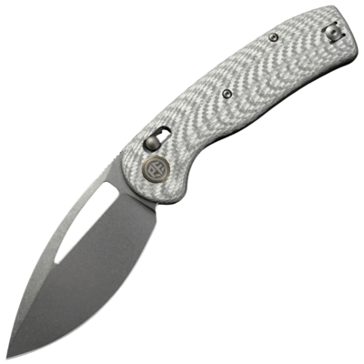 Petrified Fish PFP13 Viper K110 stonewash Fehér Twill szénszál - KNIFESTOCK