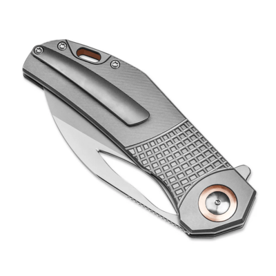 Kizer Liner Lock Hawk Carlos Elstner S45VN Titanium Ki4683A2 - KNIFESTOCK