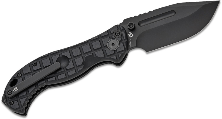 Halfbreed Blades Large Bush Folder - Folding Blade LBF-01 Gen-2 BLK - CPM 3V - KNIFESTOCK