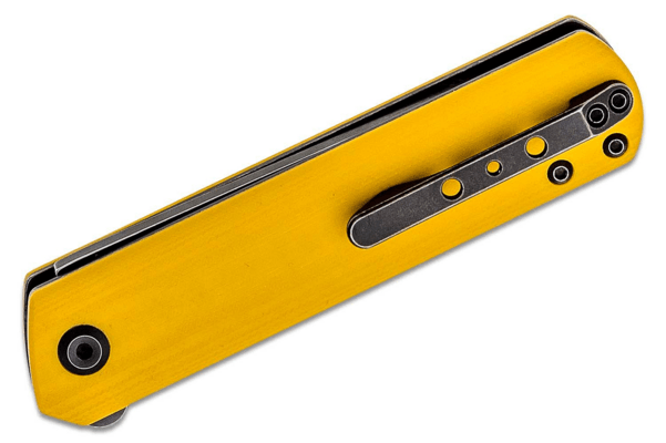 Kansept Foosa 154CM Blade Yellow G10 T2020T6 - KNIFESTOCK