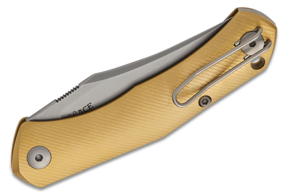 Giant Mouse ACE Jutland Slipjoint - Brass GM-JUTLAND-SJ-BRASS - KNIFESTOCK