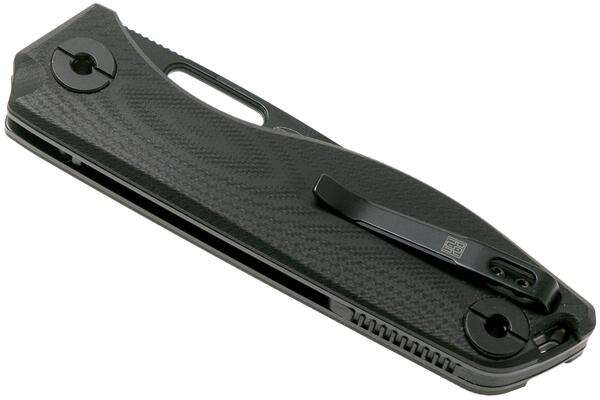 Real Steel Sidus Black G10, Liner Lock D2 RE-7461B - KNIFESTOCK